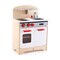 Hape White Fully Equipped Wooden Gourmet Kitchen for Kid's W/ Sink, Stove, Baking Oven, Cabinet, Turnable Knobs & Spice Shelf